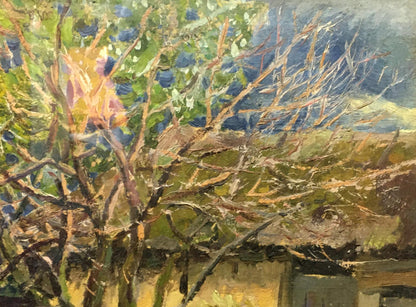 Oil painting After the rain Tsyupka Ivan Kirillovich