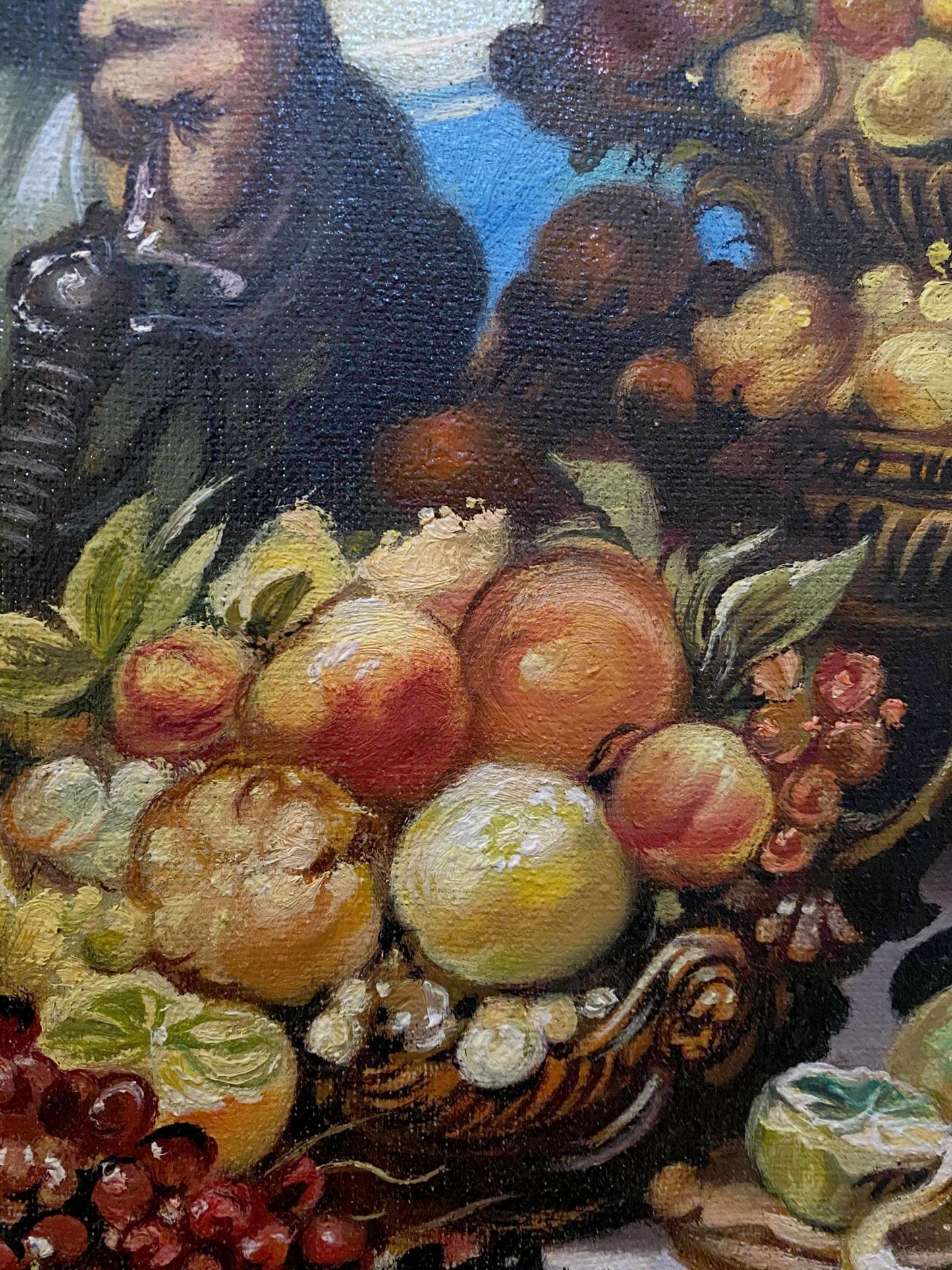 oil painting apple