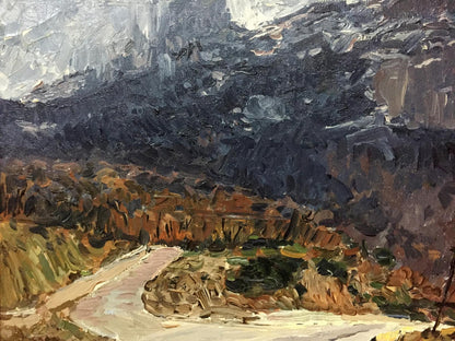 Oil painting The mountains Peter Kuzmich Stolyarenko
