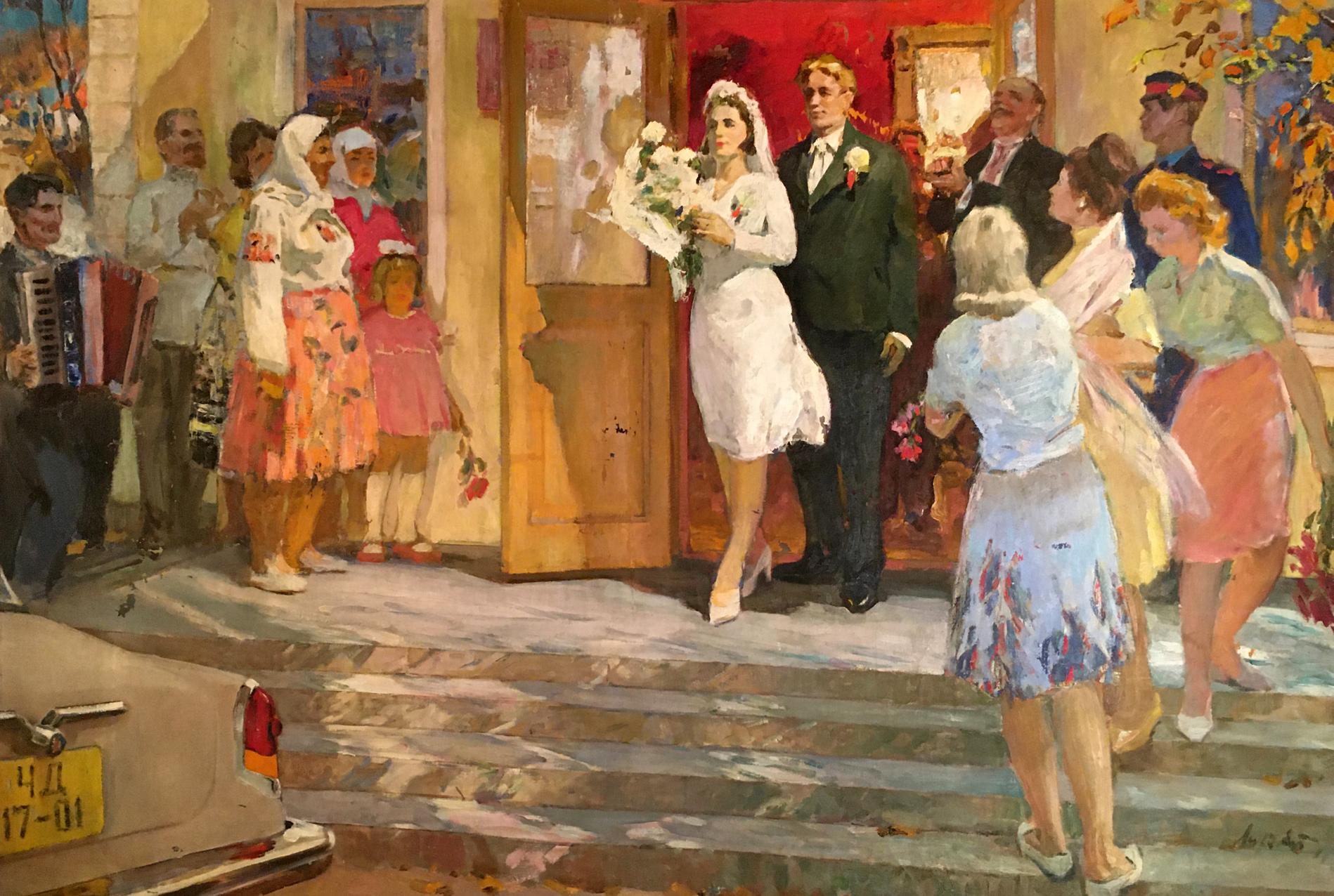 Oil painting Wedding Lizogub Konstantin