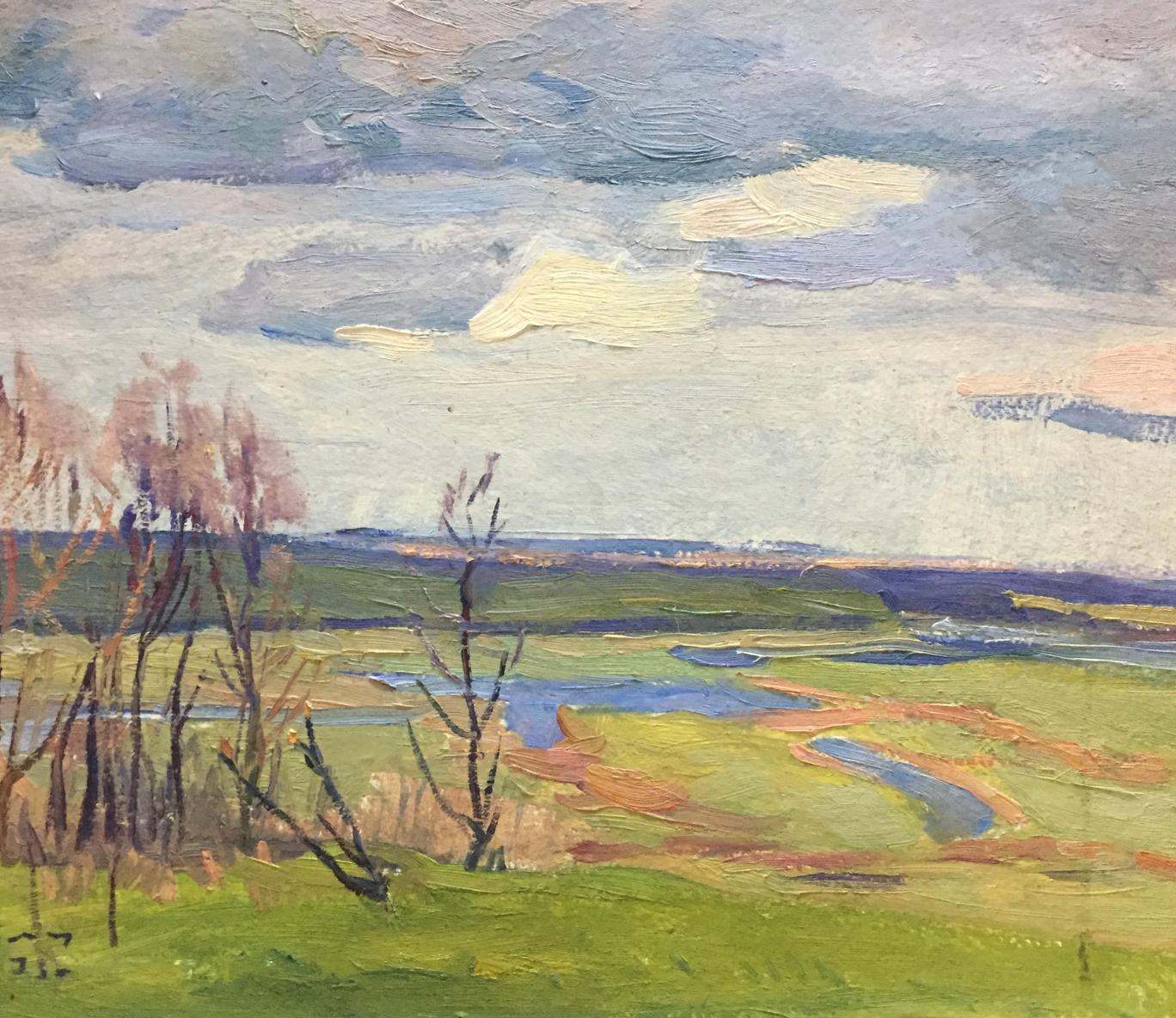 Oil painting Spring Moses Faybovich Gantman