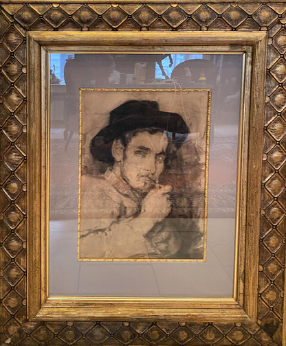 Painting Portrait of a man Ilya Efimovich Repin