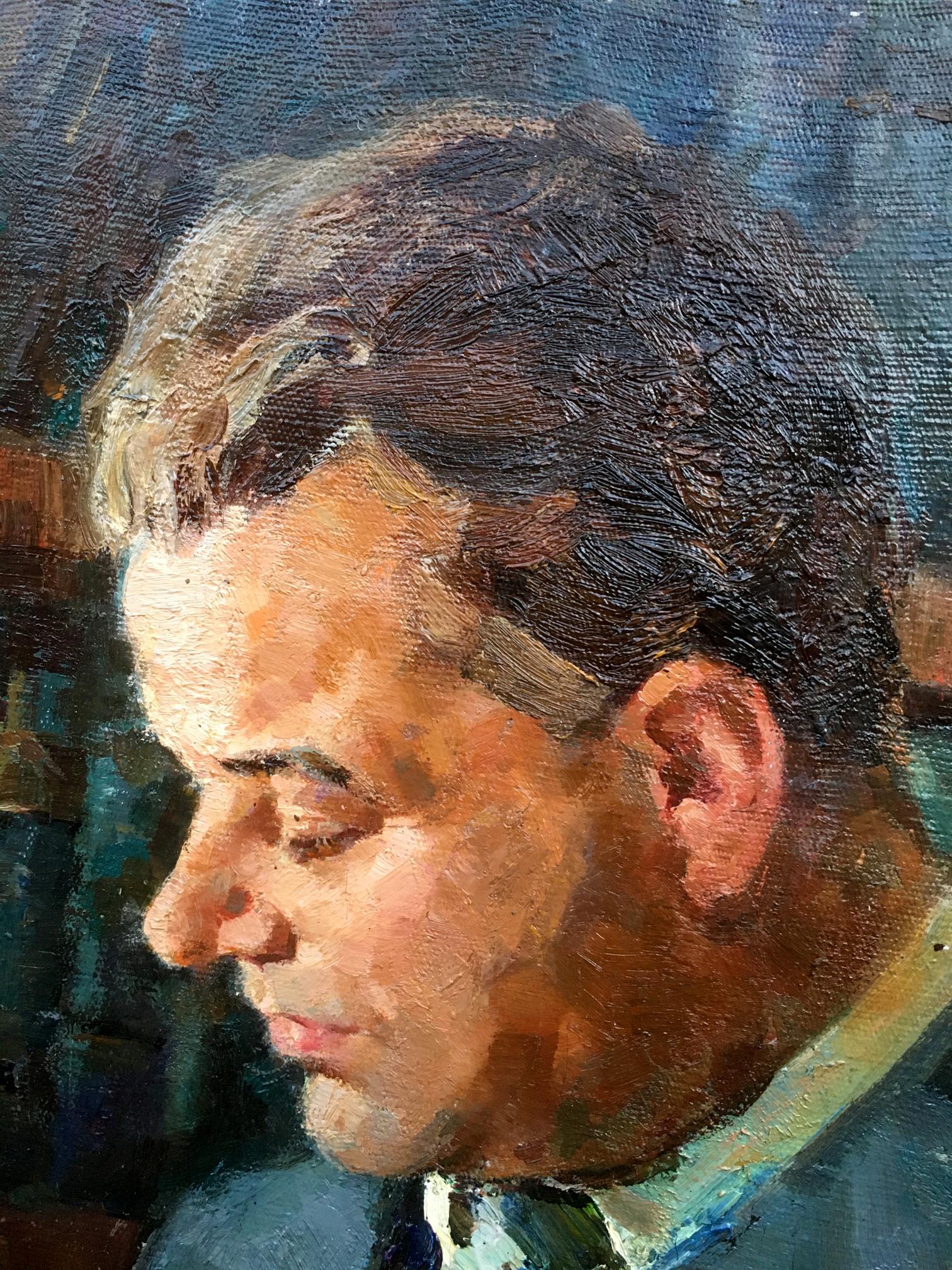 Oil on canvas "Portrait of a Man" by Alexey Sidorov