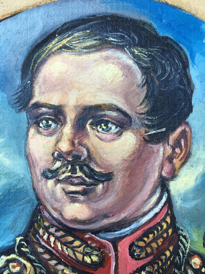 Oil painting General Alexander Arkadievich Litvinov