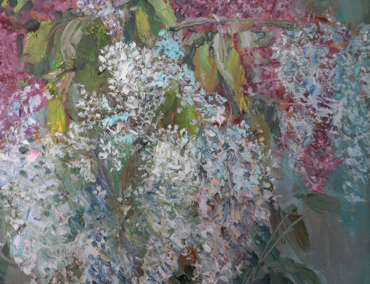 Oil painting lilac