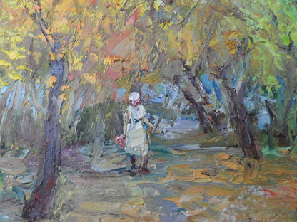 Oil painting Autumn time Mishurovsky V. V.