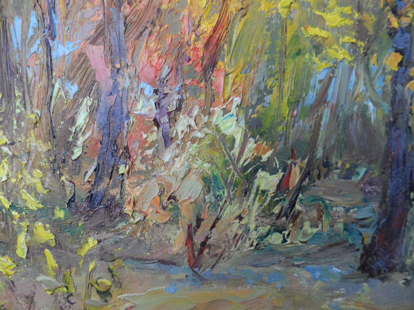 Oil painting Autumn time Mishurovsky V. V.