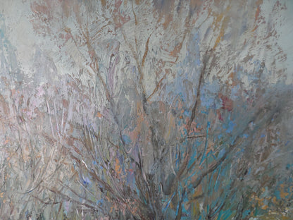 Oil painting in November Mishurovsky V. V.