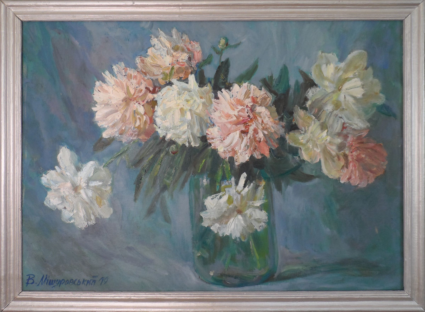 Oil painting Peonies Mishurovsky V. V.