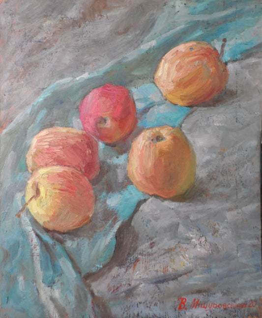 Oil painting Apples Mishurovsky V. V.