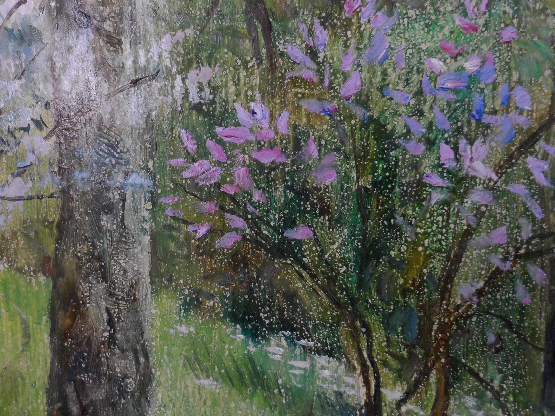 Oil Painting Spring Nature Landscape 