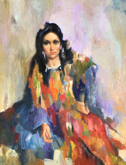 Oil painting Gypsy Serdyuk Boris Petrovich