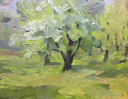 Oil painting Summer landscape Bloshenko Anatoly Mikhailovich