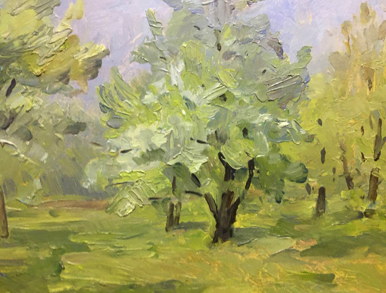 Oil painting Summer landscape Bloshenko Anatoly Mikhailovich