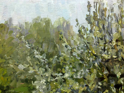 Oil painting Blooming May Bloshenko Anatoly Mikhailovich