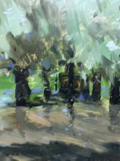 Oil painting In the woods Anatoly Bloshenko