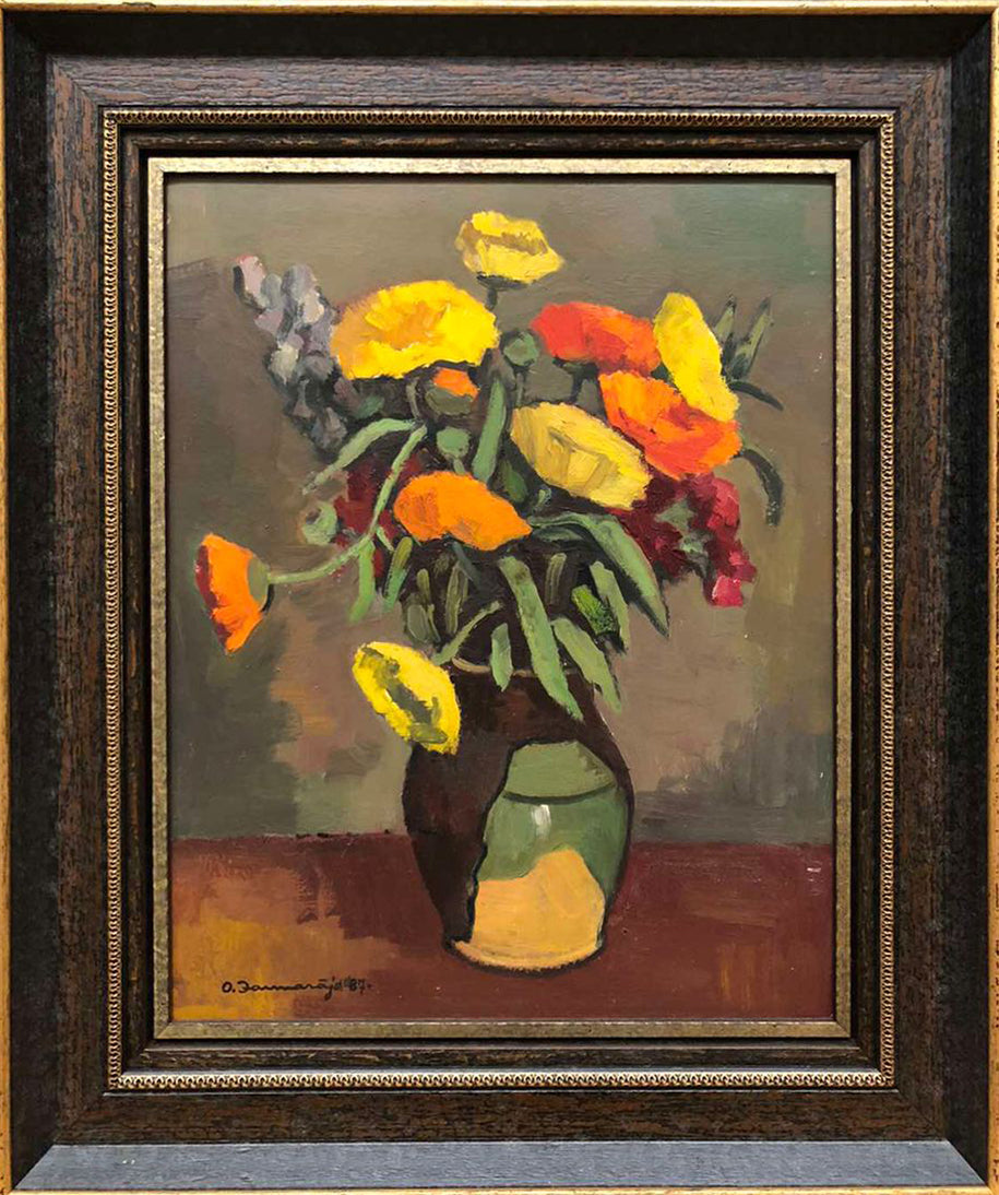 Oil painting Flowers Olgert Jaunarais