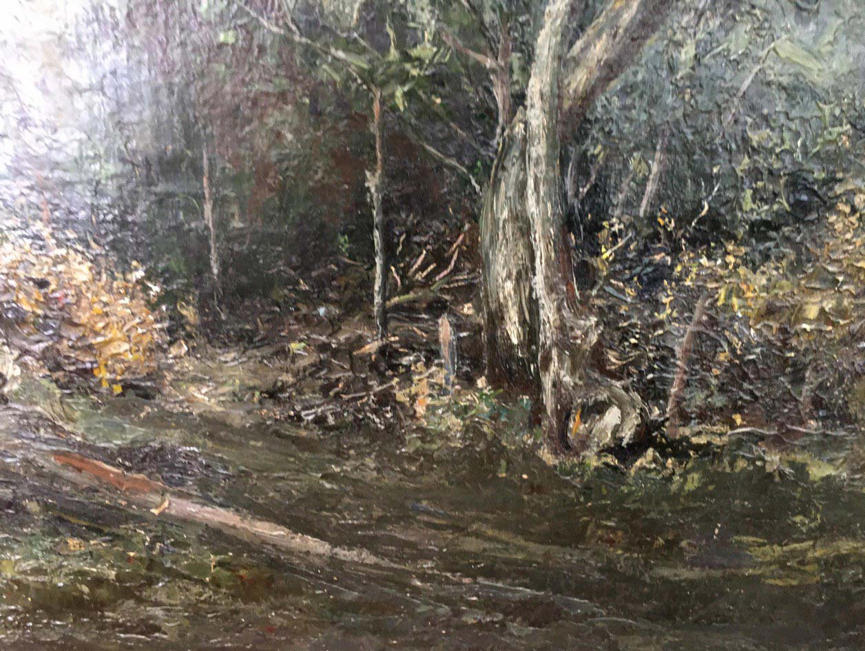 Oil painting Forest landscape Cherkas A. G.