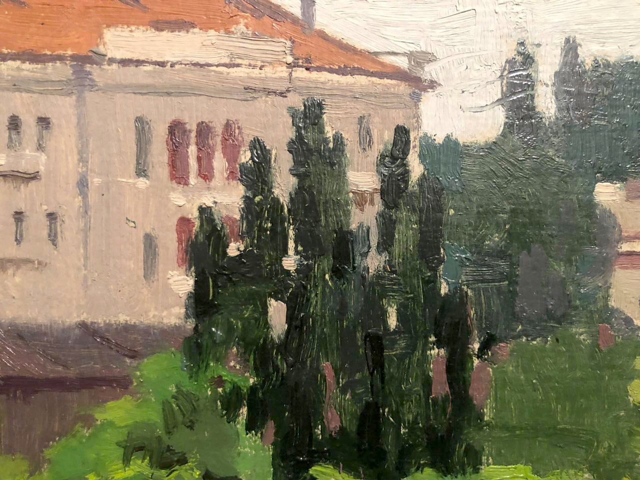 Oil painting Municipal Building by Karmanov N. D.