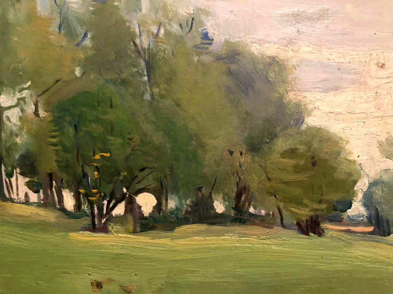 Oil painting Forest landscape Zaretskyi Viktor