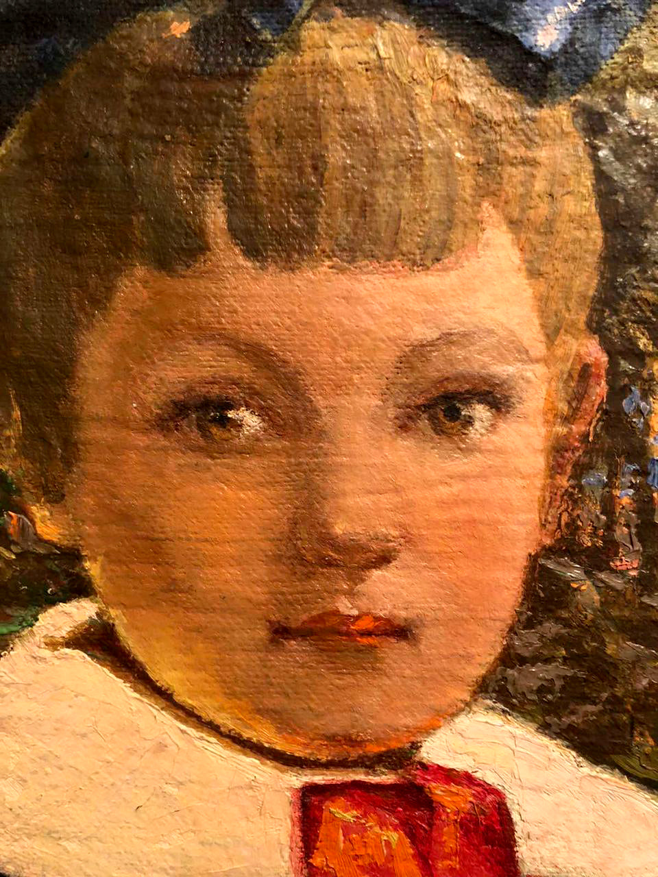 Oil painting Boy portrait