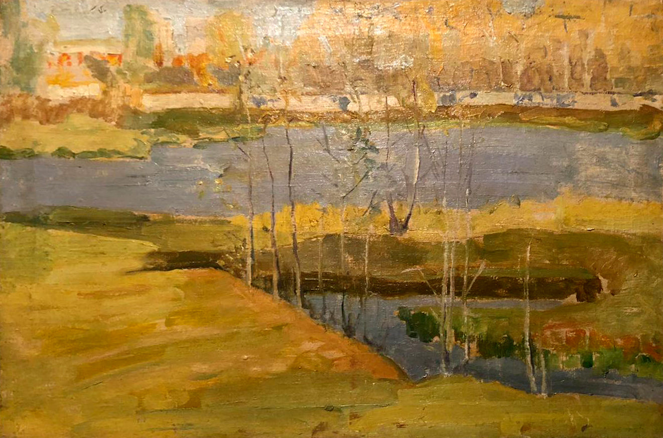 Oil painting Summer landscape Singaevsky Pavel Filippovich