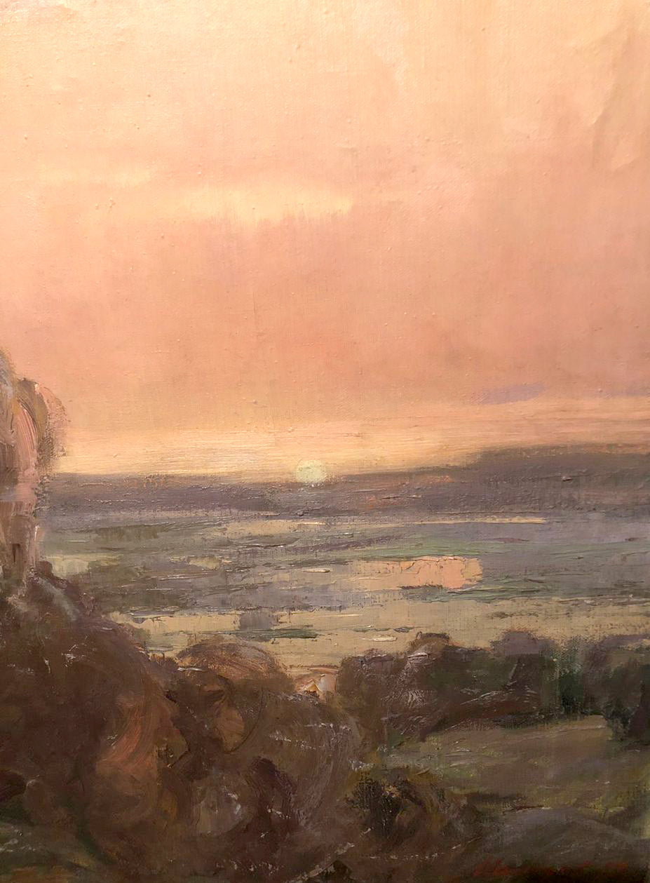 Oil painting Sunset Maltsev Nikolai Alexandrovich