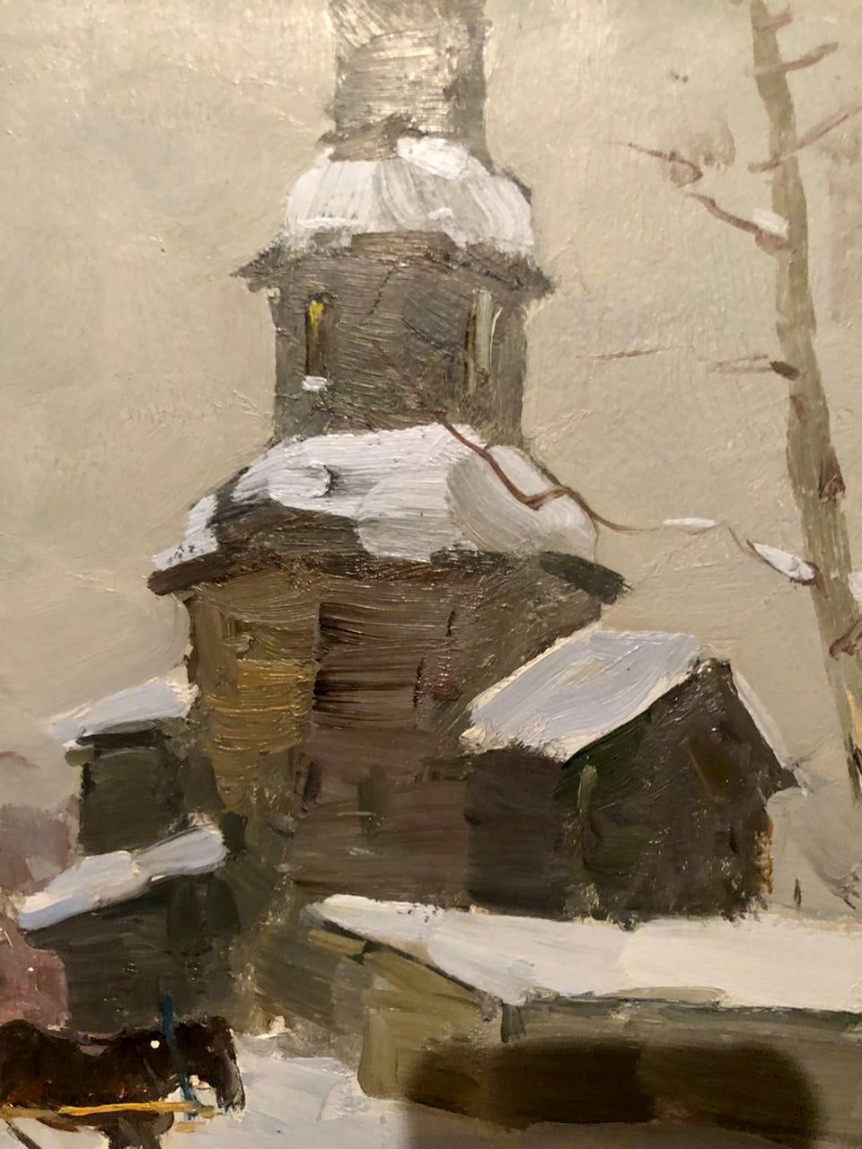 Oil painting Gray day Efimenko Victor Romanovich