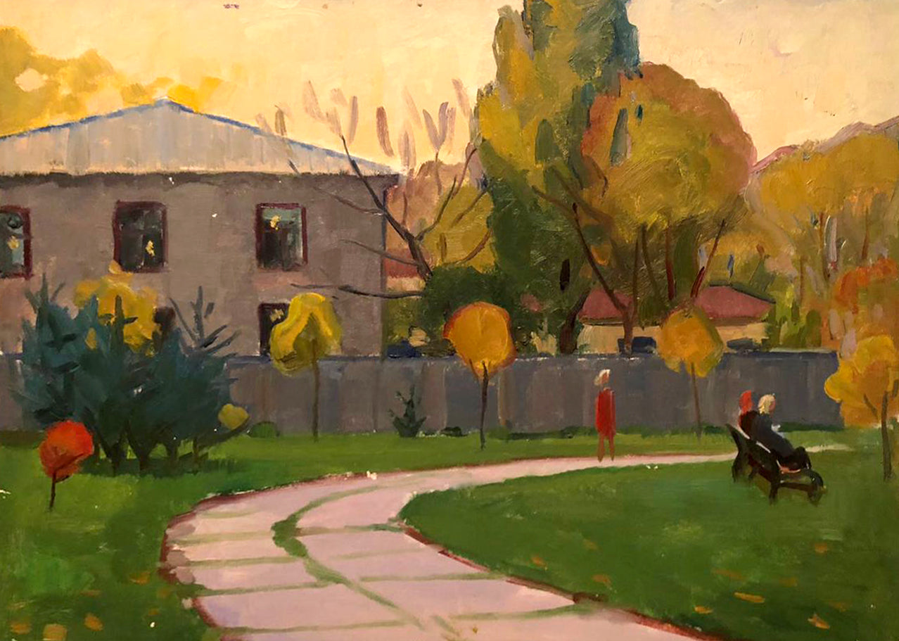 Oil painting Autumn soon Khrustalenko Nikolai Alexandrovich