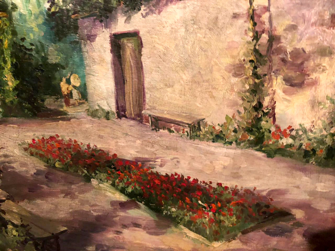 Oil painting Garden