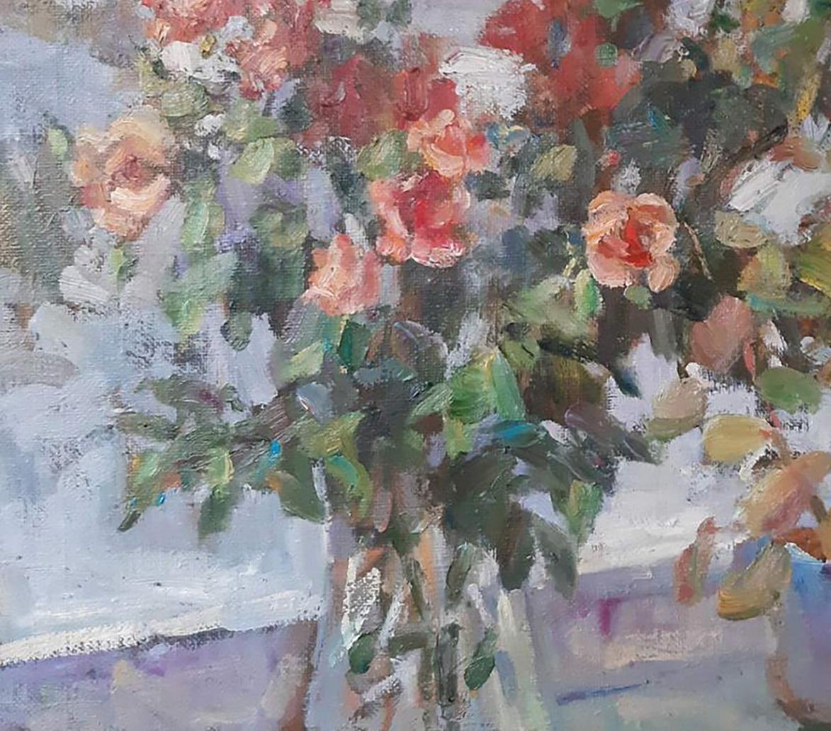 Oil painting Roses Kovalenko Ivan Mikhailovich