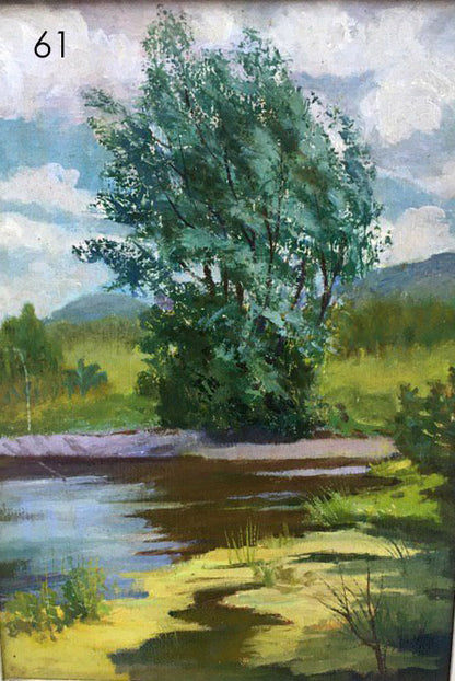 Landscape in Lviv oil painting Vladimir Mikhailovich Rudenko