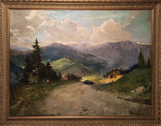 Oil painting Road to the mountains Kholomenyuk Ivan Alexandrovich
