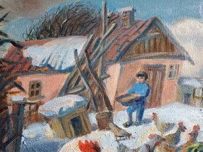 Oil painting Spring Litvinov Daniil Olegovich