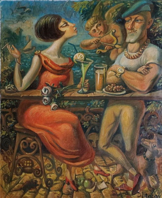 Oil painting Date Litvinov Daniil Olegovich