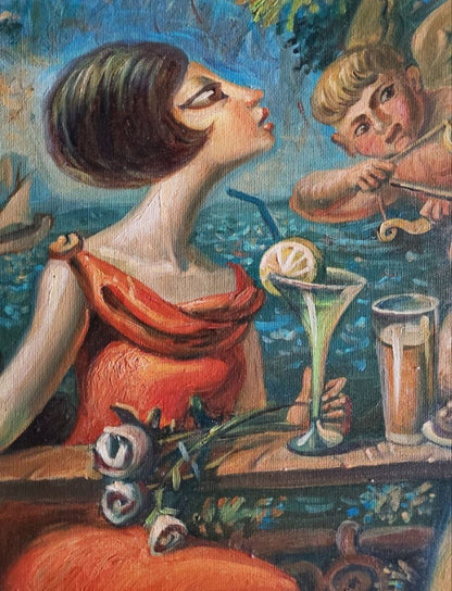 Oil painting Date Litvinov Daniil Olegovich