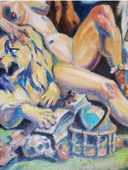 Oil painting Philosopher's Stone Litvinov Daniil Olegovich