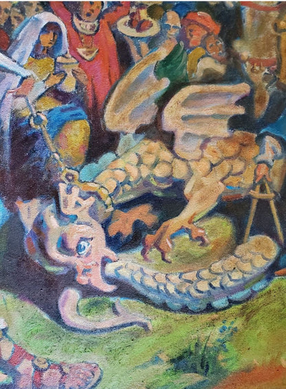 Oil painting Philosopher's Stone Litvinov Daniil Olegovich