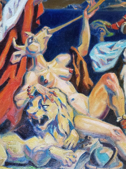 Oil painting Philosopher's Stone Litvinov Daniil Olegovich