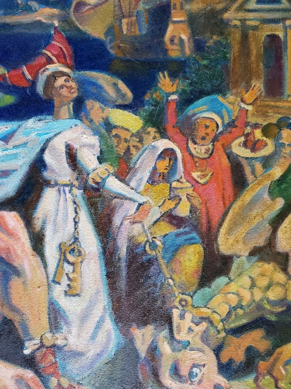 Oil painting Philosopher's Stone Litvinov Daniil Olegovich