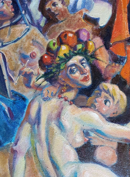 Oil painting Philosopher's Stone Litvinov Daniil Olegovich