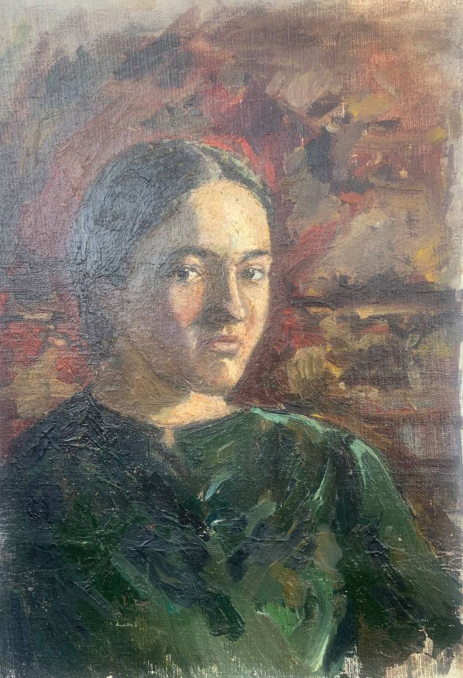 Oil painting My Mona Lisa Irina Palashchenko