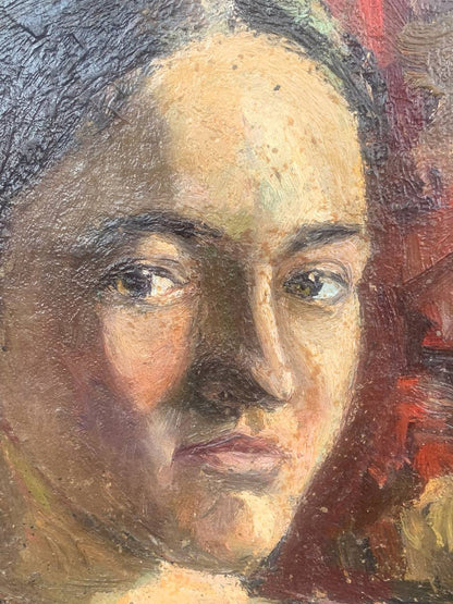 Oil painting My Mona Lisa Irina Palashchenko