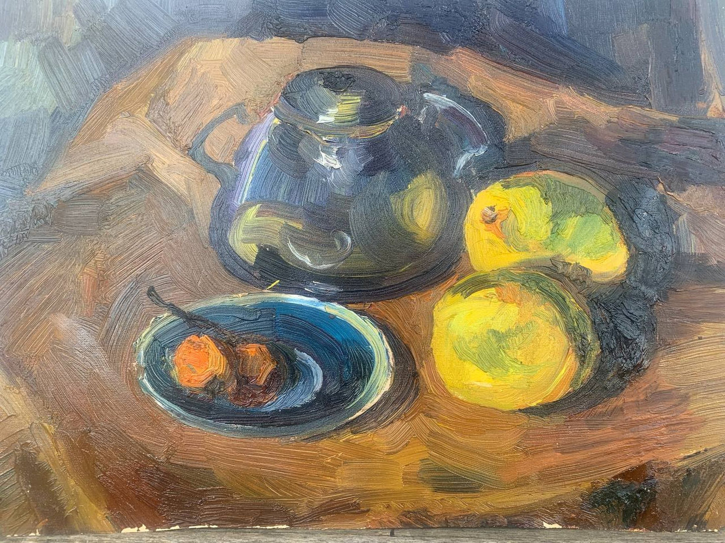 Irina Palashchenko's oil painting "Still Life with Lemons"