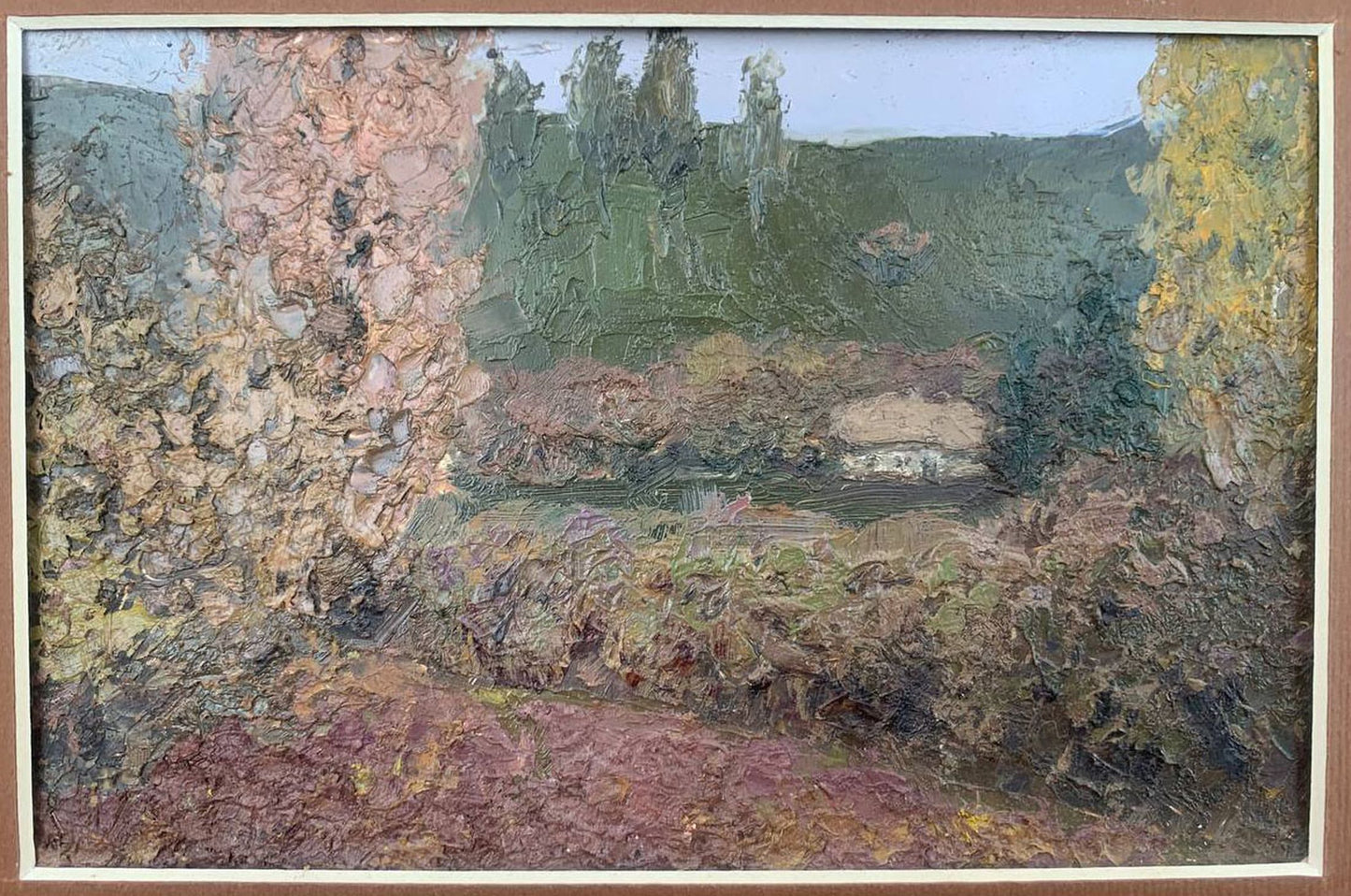 Abstract oil painting in the thick Ivan Kirillovych Tsyupka
