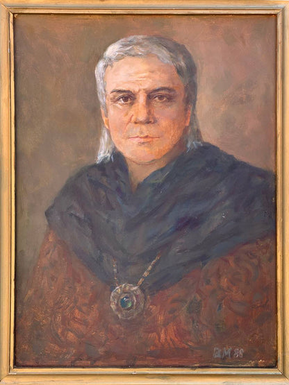 Oil painting Portrait of a painted artist Mikhailichenko Sergey Viktorovich
