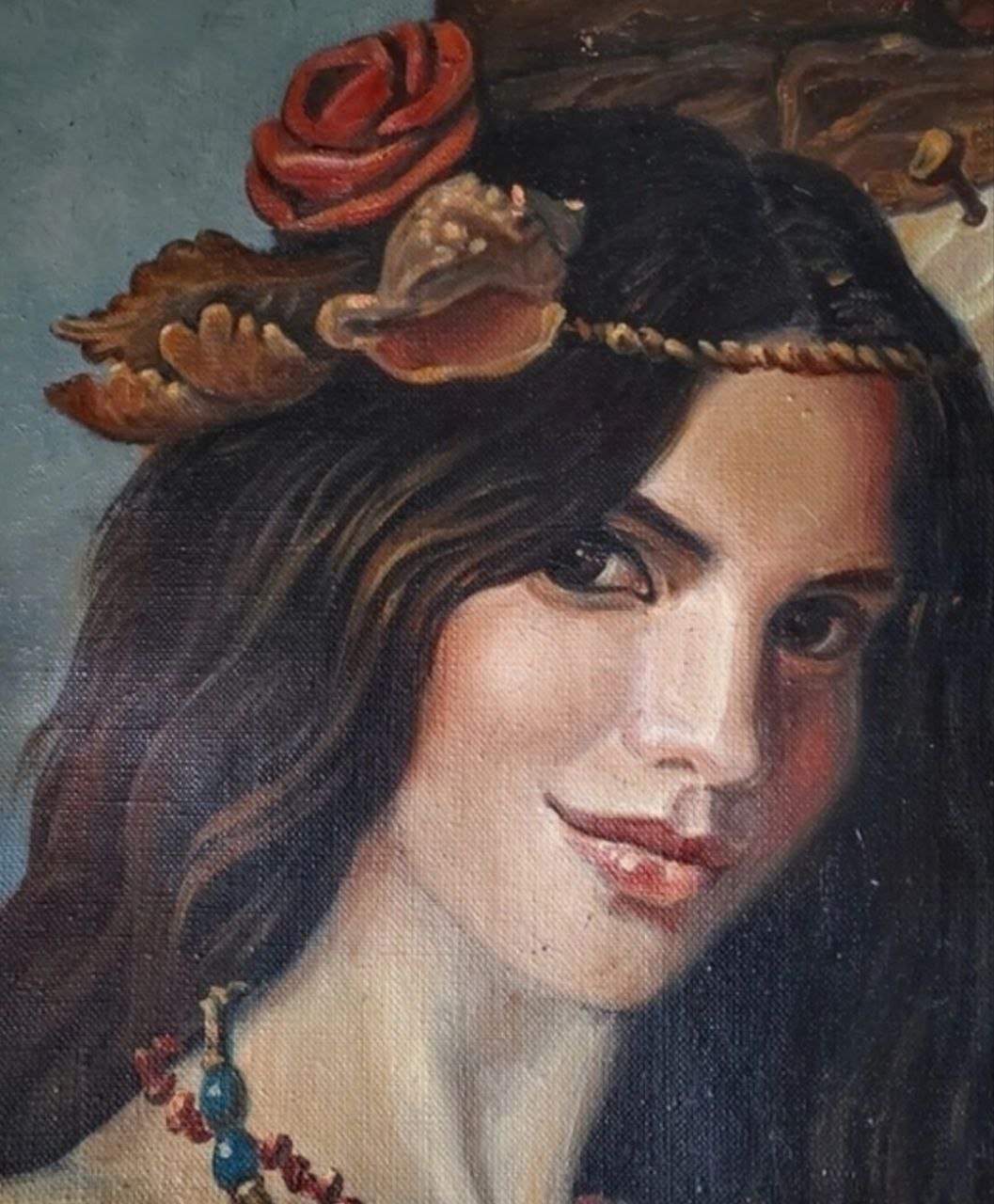 Oil painting Portrait of an Odessa woman  Litvinov Daniil Olegovich