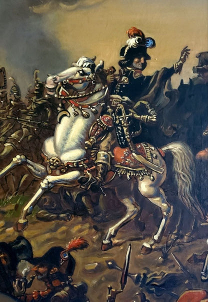 Oil painting Napoleon's battles in Egypt Daniil Litvinov