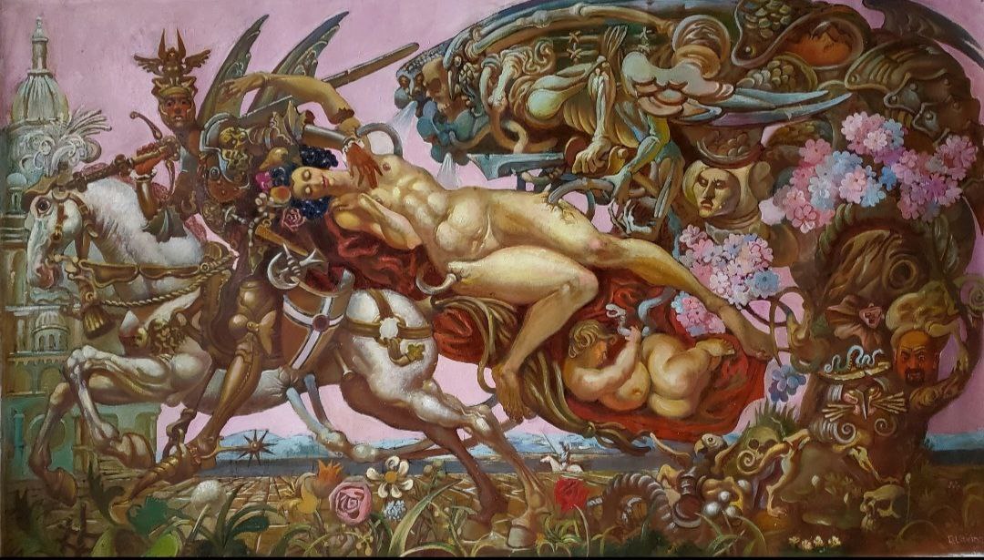 Oil painting dreams Litvinov Daniil Olegovich