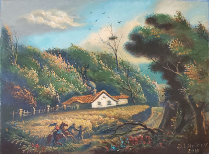 Oil painting Before the storm Litvinov Daniil Olegovich